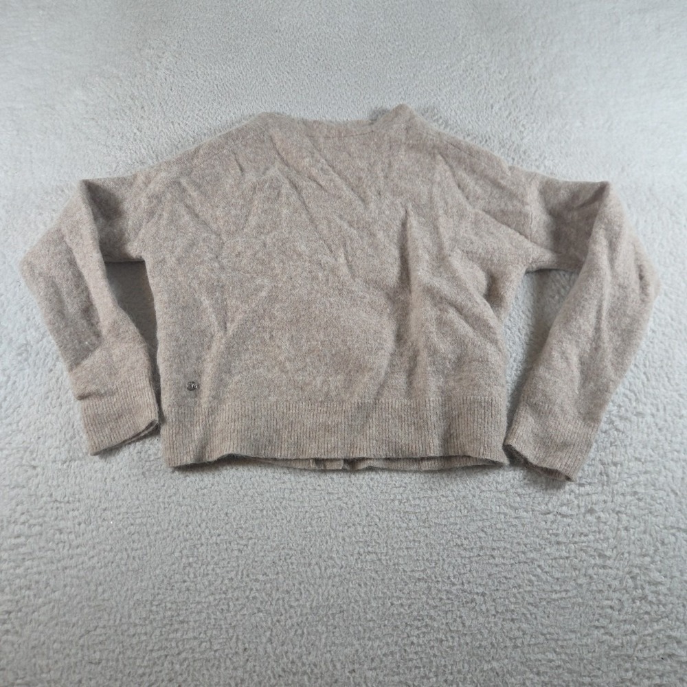 Lululemon Womens Alpaca Wool-Blend Cardigan Sweater Size Medium Button Up - Picture 7 of 9